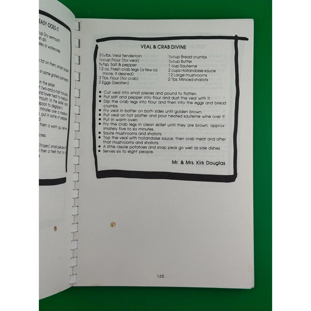 Gourmet Guide for Busy People by Famous People 1981 Celebrity Cookbook